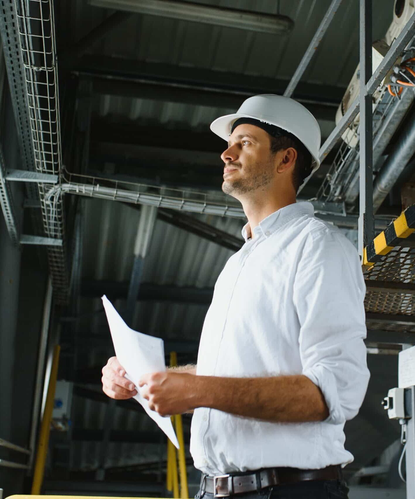 engineer man at work